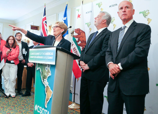 Wynne's climate summit a green masquerade
